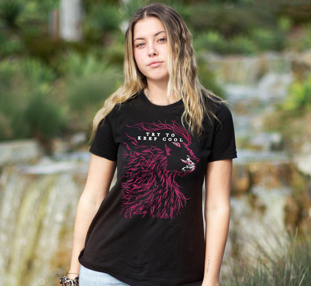 Designer T-shirt: THE HOT LIONS