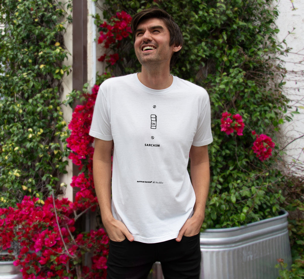 Designer T-shirt: SARCASM ON (PAUL'S OUTLET)